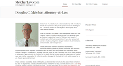 Desktop Screenshot of melcherlaw.com